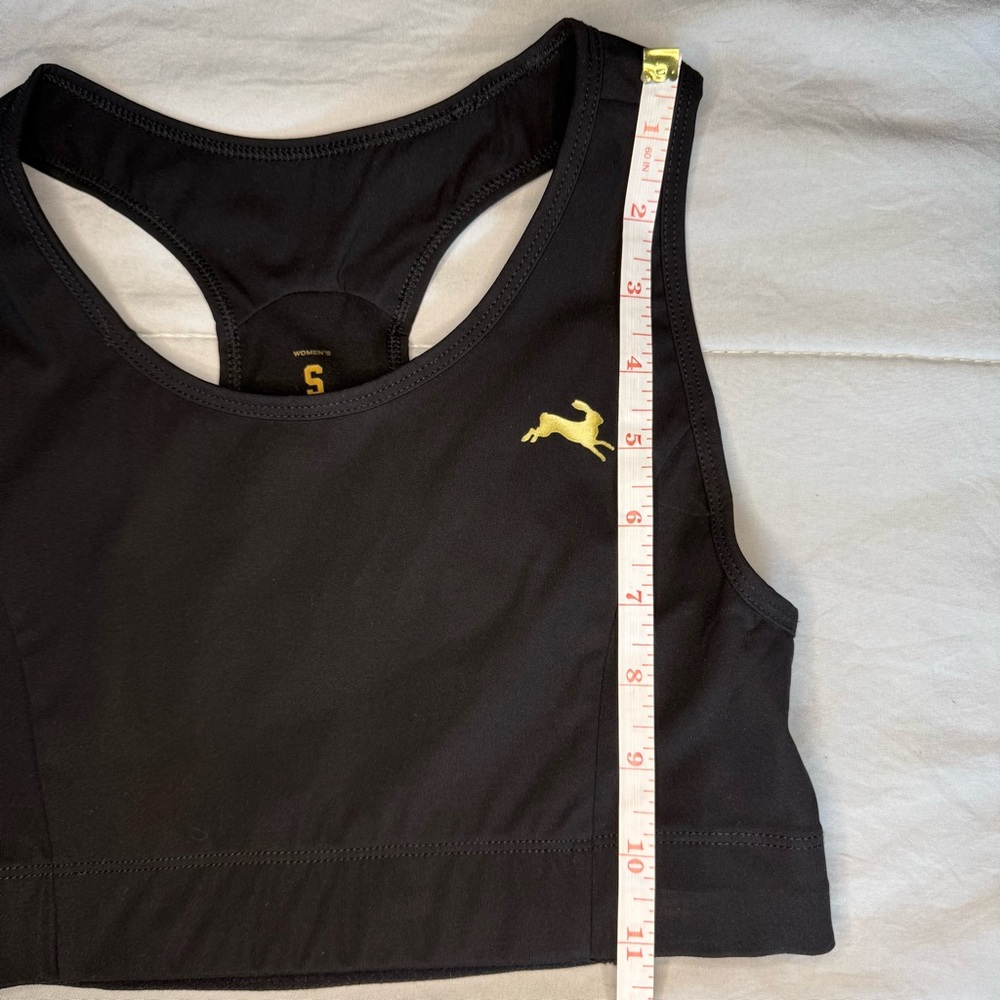 Tracksmith Allston Pocket Bra in Black - Picture 8 of 8